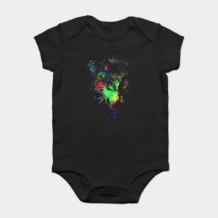 Technicolor Wolves Baby Bodysuit